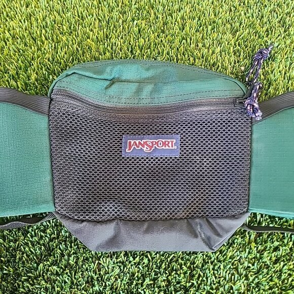 Jansport Hiking Fanny Pack With Drink Holders Green - Picture 2 of 14